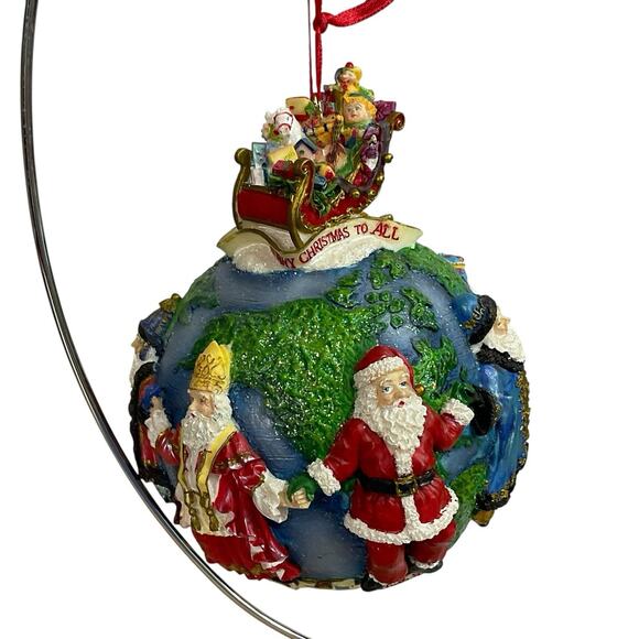Christopher Radko Christmas Ornament - Santa's Around the World II - 2001 - Picture 2 of 12
